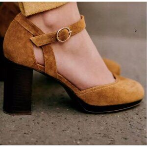 Sezane Katie Babies Color:Tan Size US 8 EU 39 Pre Owned